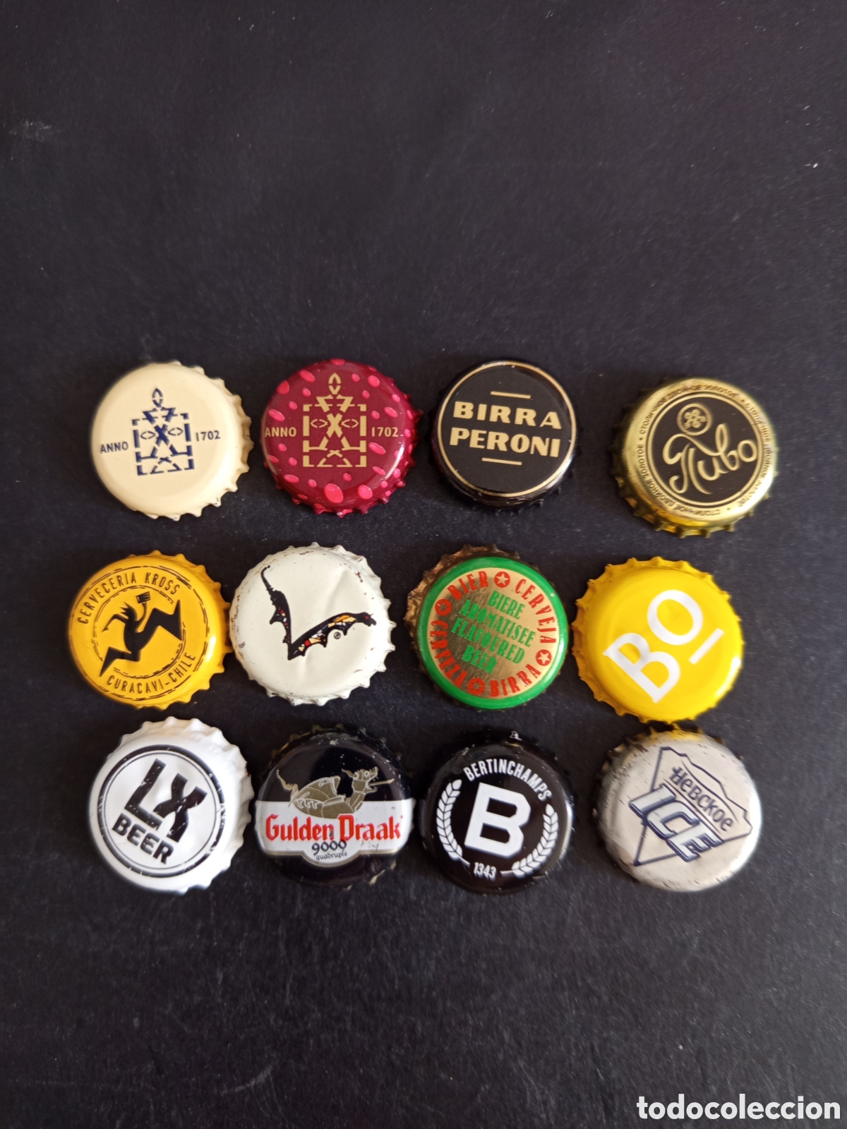 Cartazes: Lote de 12 placas corona diferentes. Pedido m&iacute;nimo 3 &euro;. Ver fotos. El lote es el que se muestra