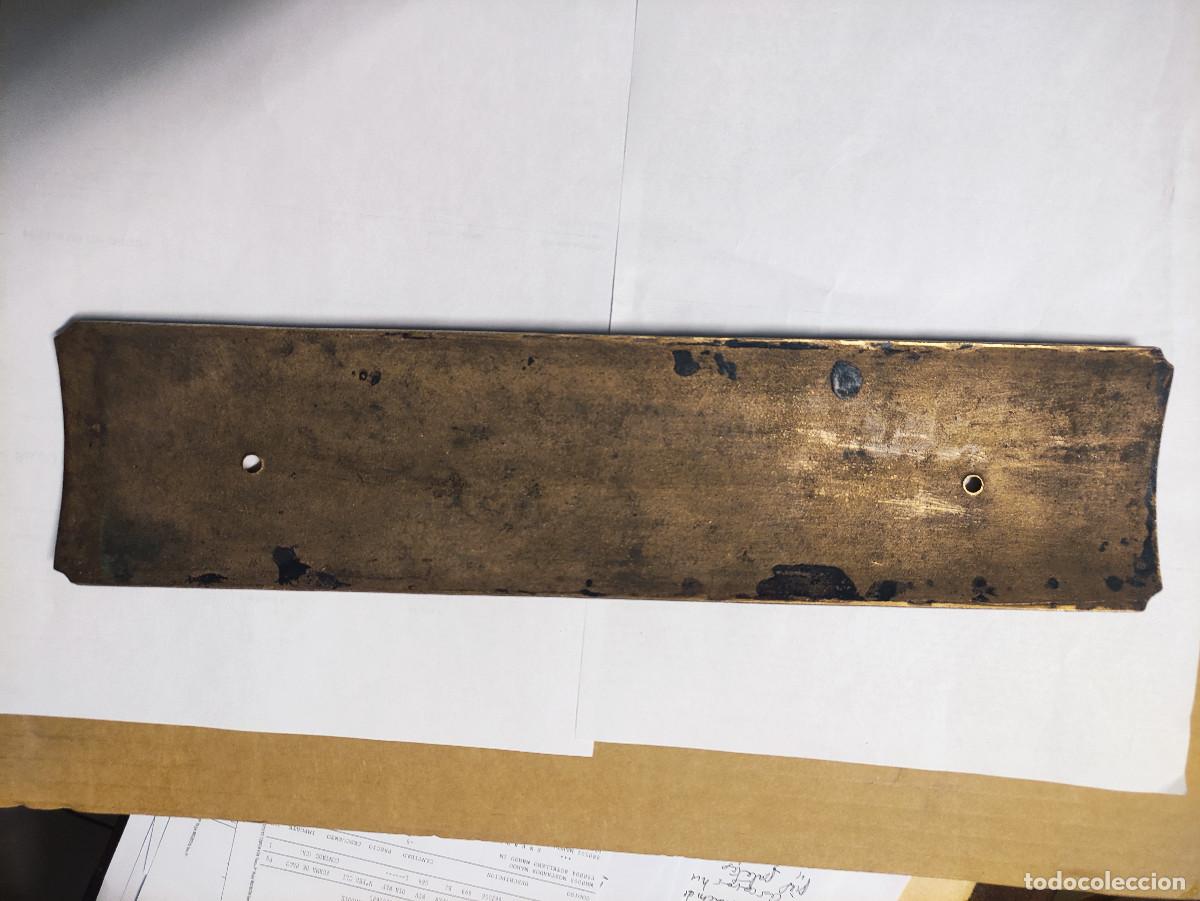 Carteles: Placa de bronce de Daverio, Henrici & Cia - Foto 7