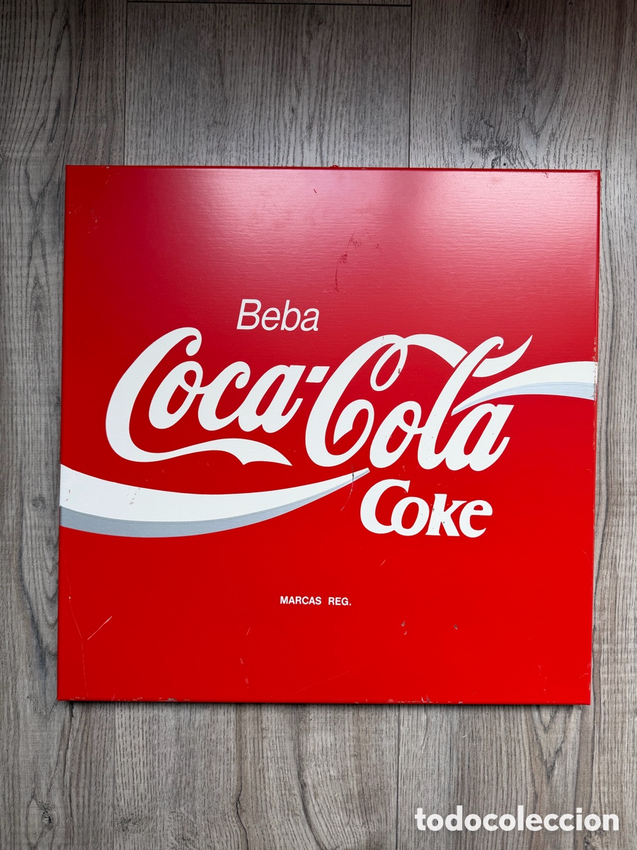 Carteles: Cartel chapa met&aacute;lico Coca Cola
