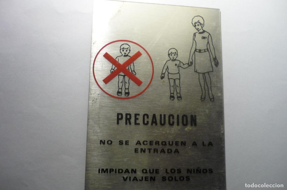Carteles: chapa metalica rotulo precaucion