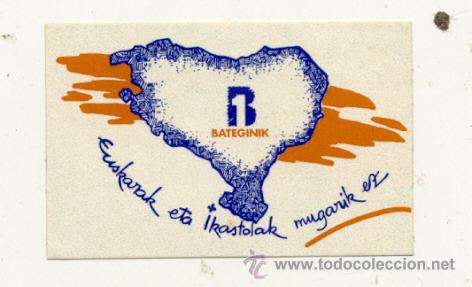 Carteles pol&iacute;ticos: PEGATINA // BATEGINIK - Foto 1