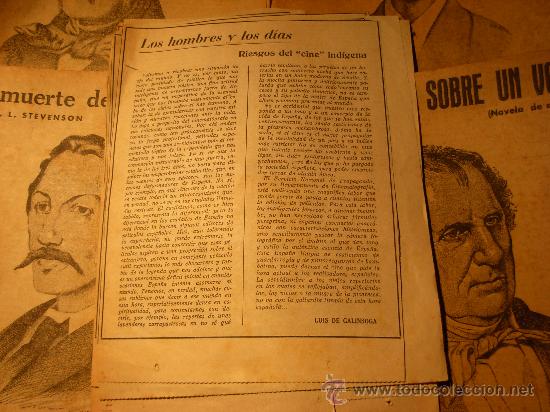 5 varios - recortes de la vanguardia año 1940 + - Compra venta en  todocoleccion