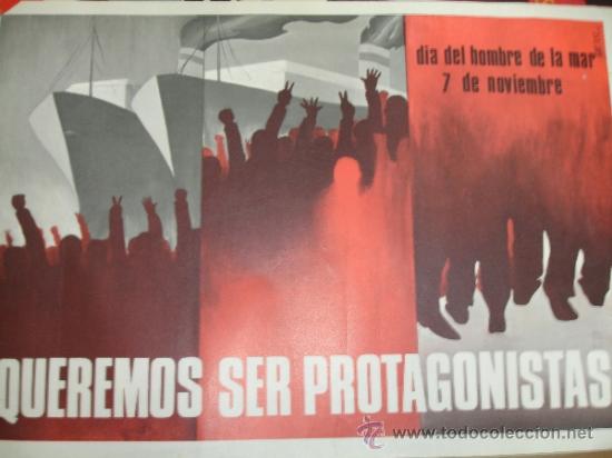 Carteles pol&iacute;ticos: DIA DE HOMBRE Y DEL MAR - Foto 1