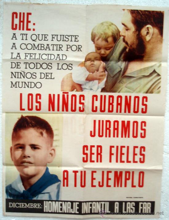 cartel publicidad politica, cuba , che guevara Comprar Carteles