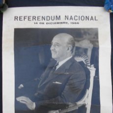 Carteles Políticos: FRANCO REFERENDUM NACIONAL - 14 DICIEMBRE 1966. Lote 97289287