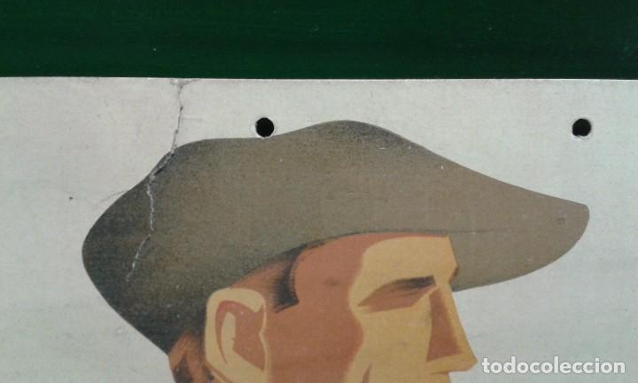 Carteles Políticos: antiguo cartel de la guerra CIVIL española con un soldado o requete - Foto 2 - 110206919
