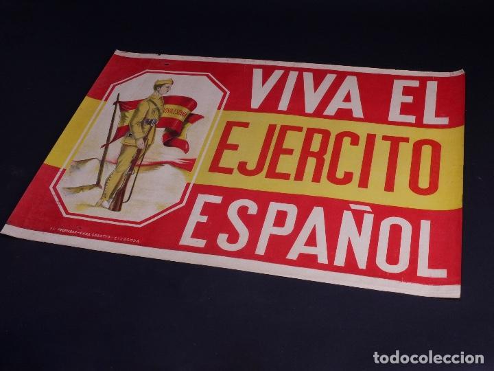 Carteles pol&iacute;ticos: VIVA EL EJERCITO ESPA&Ntilde;OL1937 - Foto 1