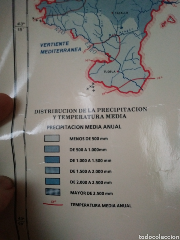 Carteles pol&iacute;ticos: MAPA DEL AGUA EN NAVARRA. 1986. - Foto 4