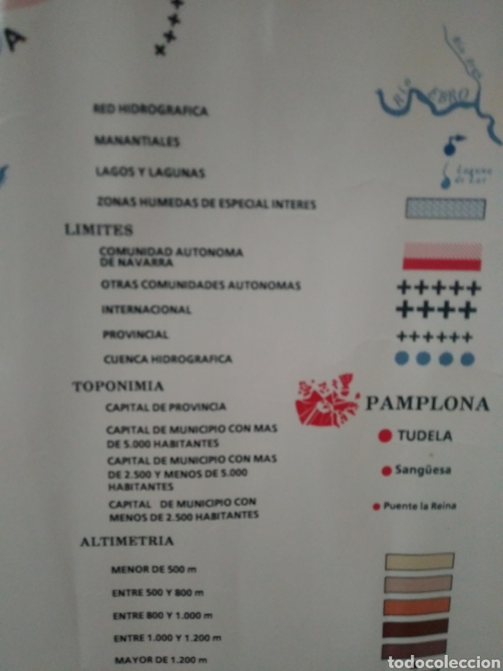 Carteles pol&iacute;ticos: MAPA DEL AGUA EN NAVARRA. 1986. - Foto 7