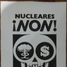 Carteles Políticos: NUCLEARES ¡NON! CARTEL CNT GALICIA. 1977