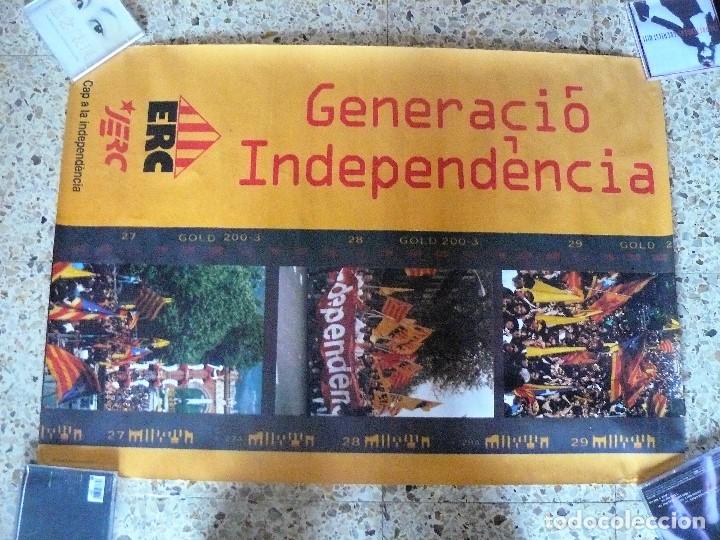 Carteles pol&iacute;ticos: Poster - Generaci&oacute; independencia - ERC JERC - 1995 - Foto 1