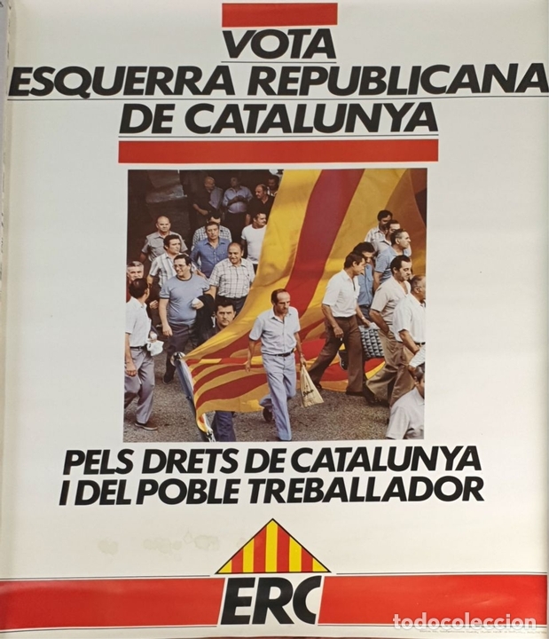 Carteles Políticos: COLECCIÓN DE 29 CARTELES POLÍTICOS DE ERC. CAMPAÑA DE LOS AÑOS 80. - Foto 6 - 171581974
