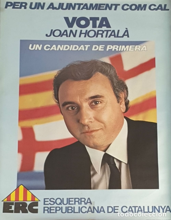 Carteles Políticos: COLECCIÓN DE 29 CARTELES POLÍTICOS DE ERC. CAMPAÑA DE LOS AÑOS 80. - Foto 16 - 171581974