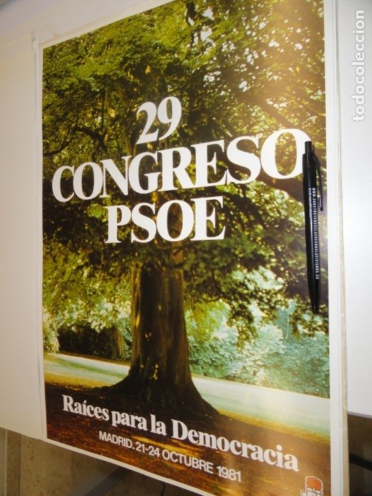 CARTEL PSOE. 29 CONGRESO 1981 (Coleccionismo - Carteles gran Formato - Carteles Políticos)