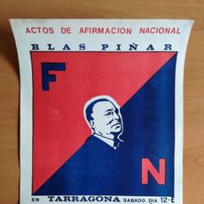 Cartel Blas Pi ar Fuerza Nueva Actos De Afirmac Compra Venta En cartel-blas-pi-ar-fuerza-nueva-actos-de-afirmac-compra-venta-en