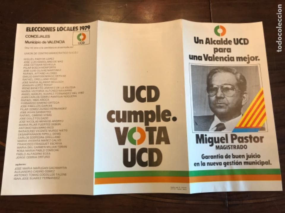 Affiches Politiques: Panfleto Electoral UCD Elecciones1979