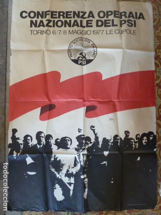 Affiches Politiques: conferenza operaia nazionale del si poster cartel italiano politico original partido comunista 1977