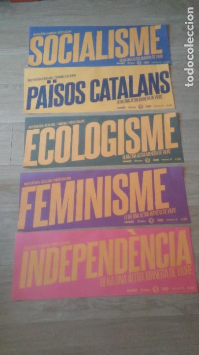 Affiches Politiques: cartells cartel esquerra independentista Arran CUP SEPC Endavant socialisme independencia feminisme