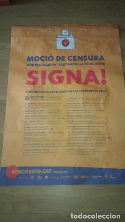Affiches Politiques: cartell cartel mocio censura junta FCB president Futbol Club Barcelona Bar&ccedil;a Josep Maria Bartomeu