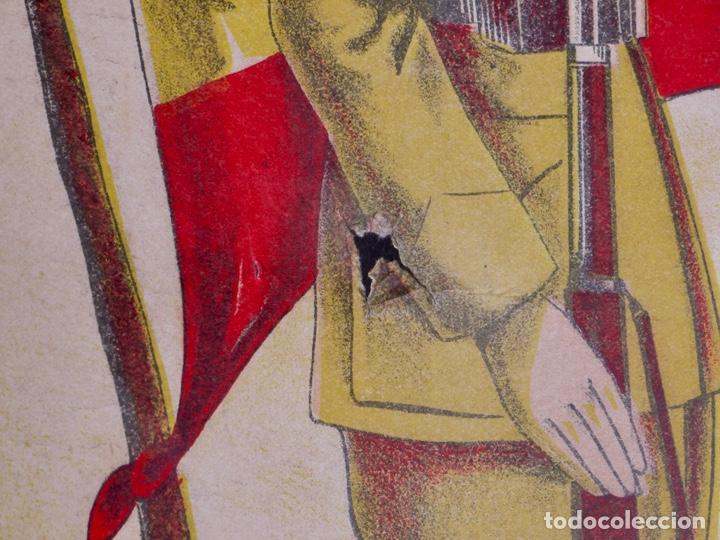 Carteles pol&iacute;ticos: VIVA EL EJERCITO ESPA&Ntilde;OL1937 - Foto 5