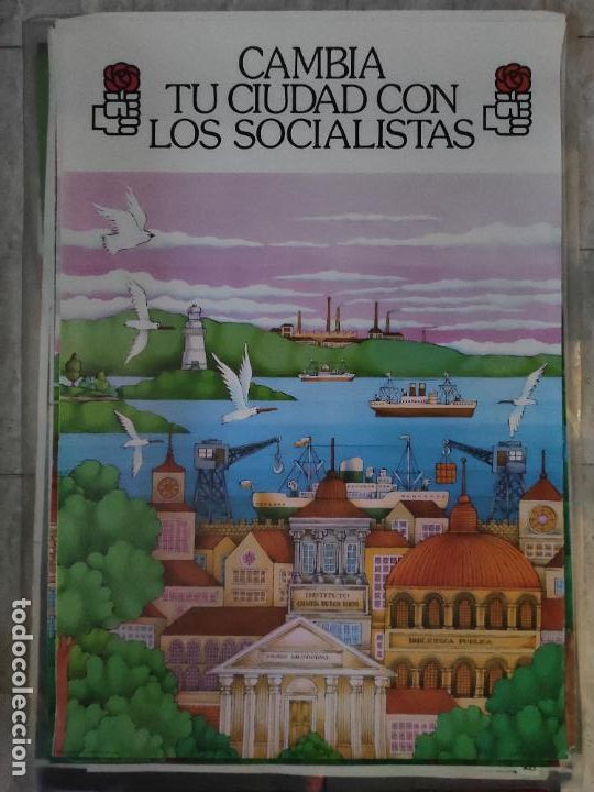 Affiches Politiques: CARTEL ELECTORAL VOTA PSOE . 1979 - JOSE RAMON