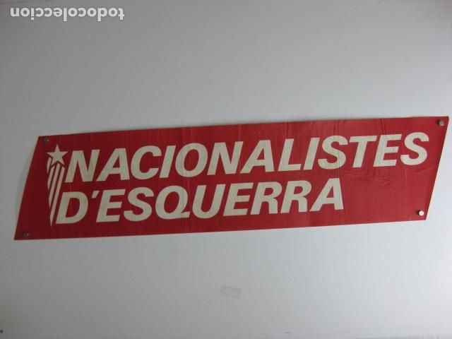 Affiches Politiques: cartel politico nacionalistes d'esquerra