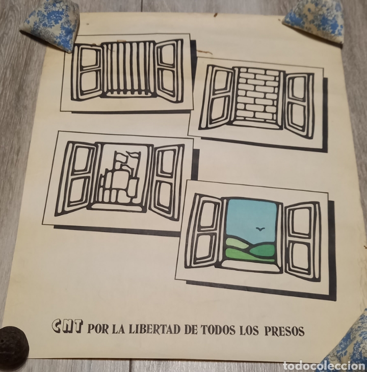 Carteles pol&iacute;ticos: Cartel original CNT - Foto 1