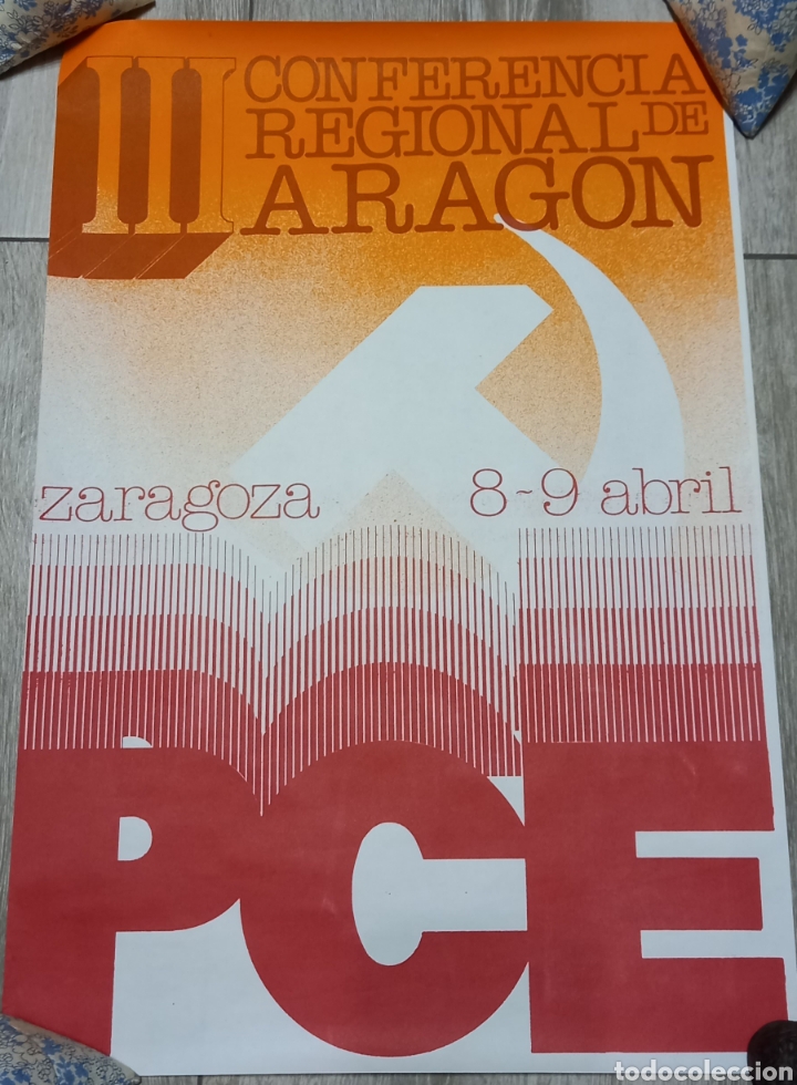 Affiches Politiques: Conferencia regional de Arag&oacute;n PCE