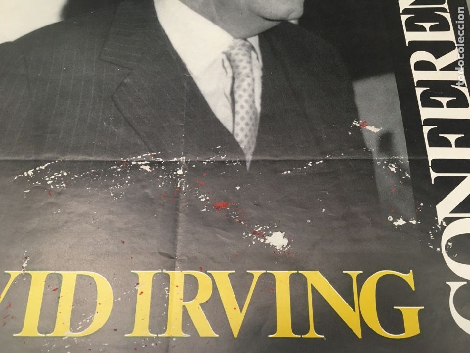 Carteles pol&iacute;ticos: CARTEL DAVID IRVING. CEDADE - Foto 3