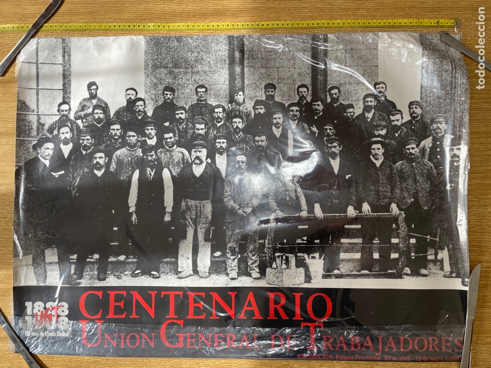 Affiches Politiques: Cartel original del centenario de UGT exposici&oacute;n en C&aacute;diz