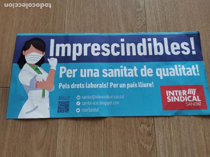 Affiches Politiques: cartell cartel pol&iacute;tico poster laboral intersindical sindical sanitat sanidad