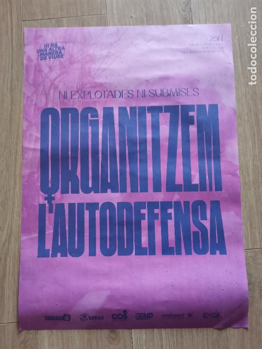 Affiches Politiques: CARTELL POL&Iacute;TIC CARTEL POSTER POLITICO CUP ENDAVANT ARRAN SEPC COS 25N 2021 feminista
