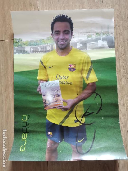 Affiches Politiques: poster cartel Xavi FC Barcelona Bar&ccedil;a FCB