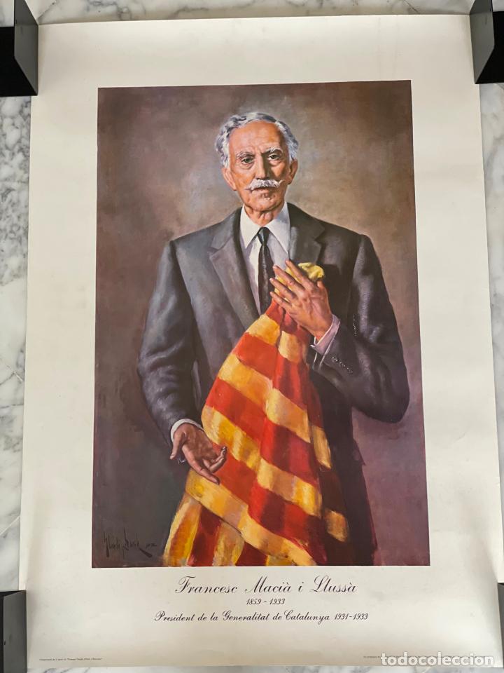 Plakate Politik: Cartel retrato Francesc Maci&agrave; autor Eladi Duch 77