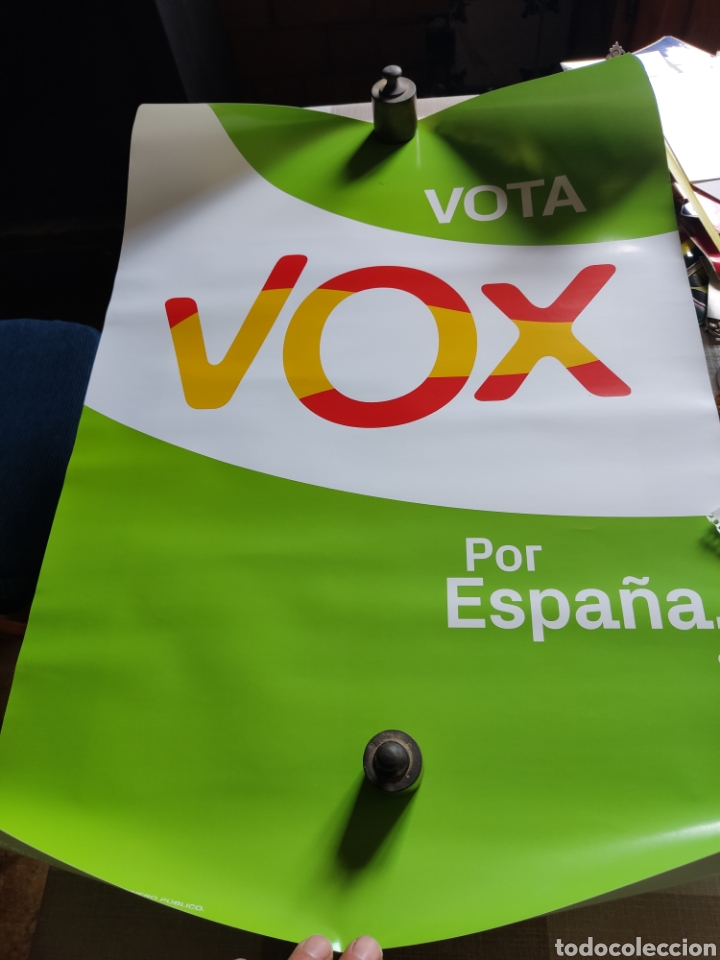 Affiches Politiques: Cartel pol&iacute;tica vota vox 47+67