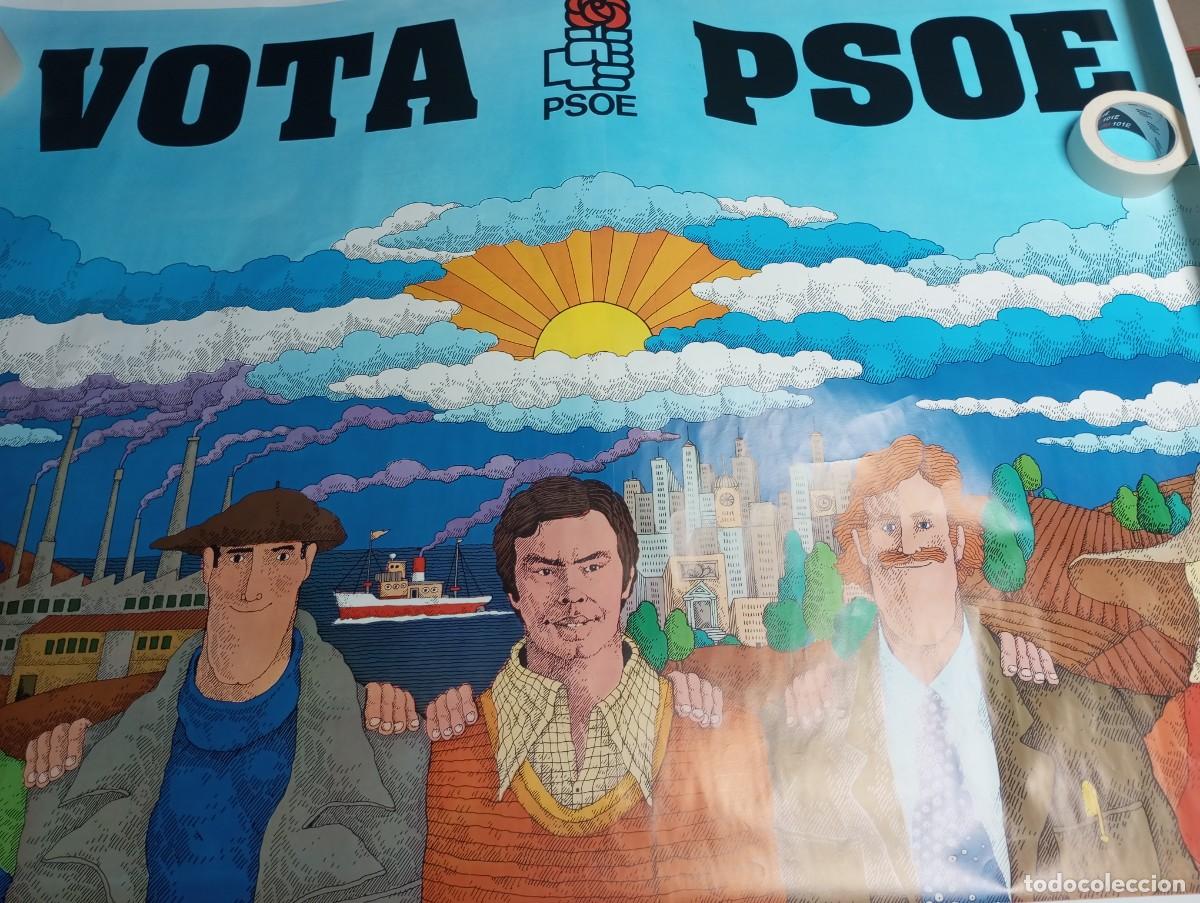 Carteles pol&iacute;ticos: Cartel PSOE 1977 - Foto 1