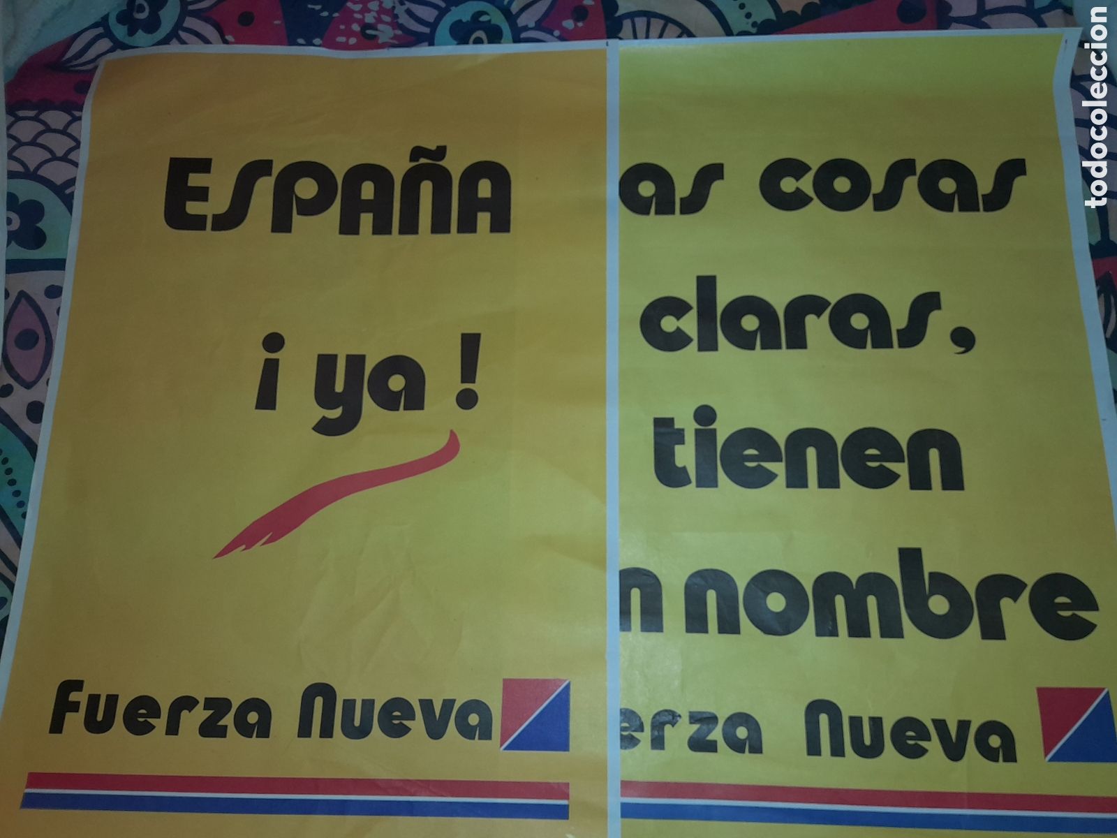 Political Posters: CARTELES POSTER POLITICOS FUERA NUEVA BLAS PI&Ntilde;AR LAS COSAS CLARAS TIENEN UN NOMBRE ESPA&Ntilde;A YA UNICOS