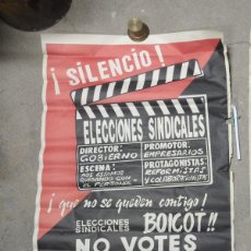 Carteles Políticos: ANTIGUO CARTEL POLITICO, CNT , NO VOTES