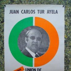 Affissi Politici: CARTEL POLITICO.TRASNSICION ESPAÑOLA,U.C.D. ALICANTE 1977. 64X44 CM.