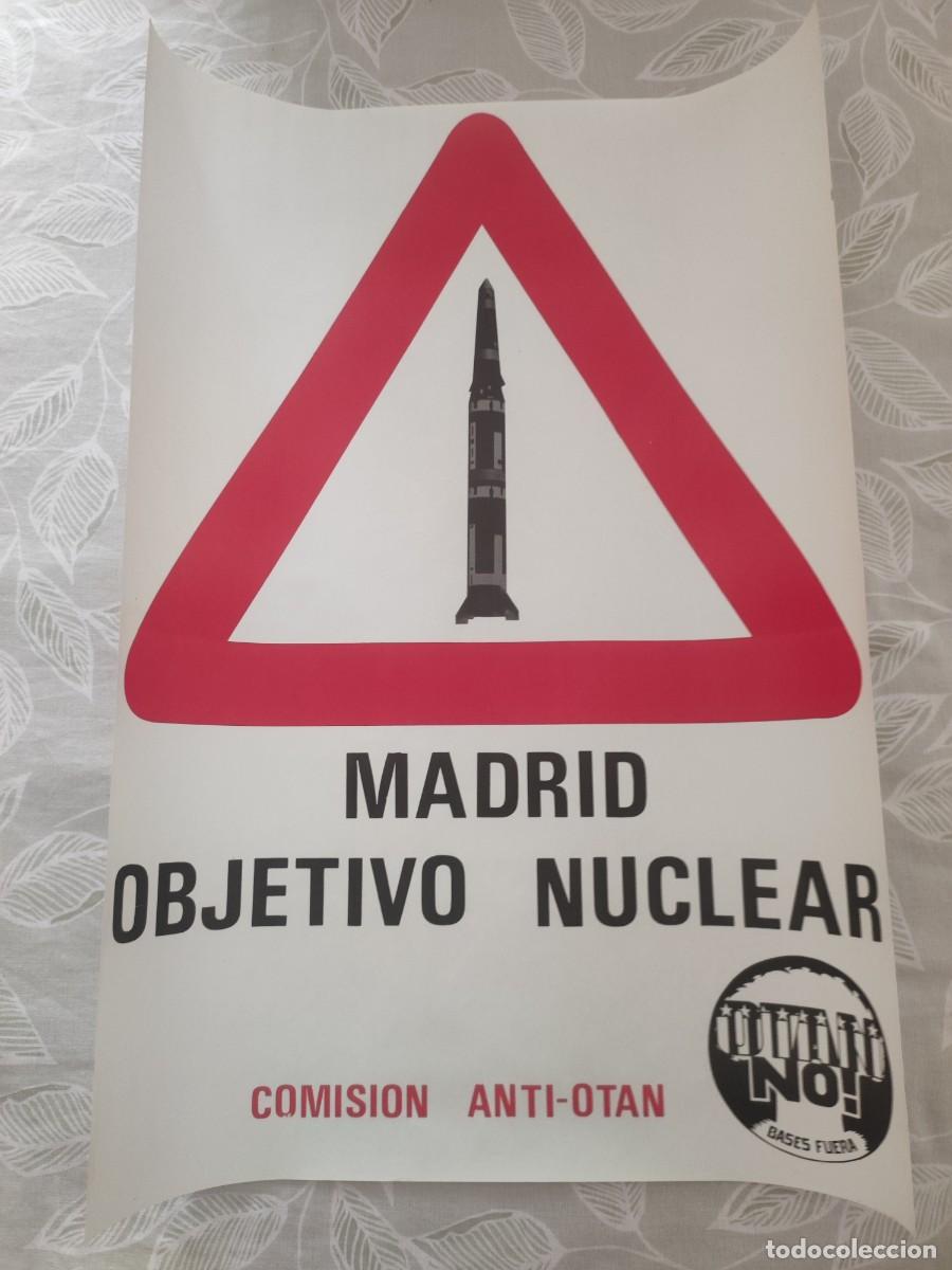 Carteles pol&iacute;ticos: Poster Madrid objetivo nuclear - Foto 1