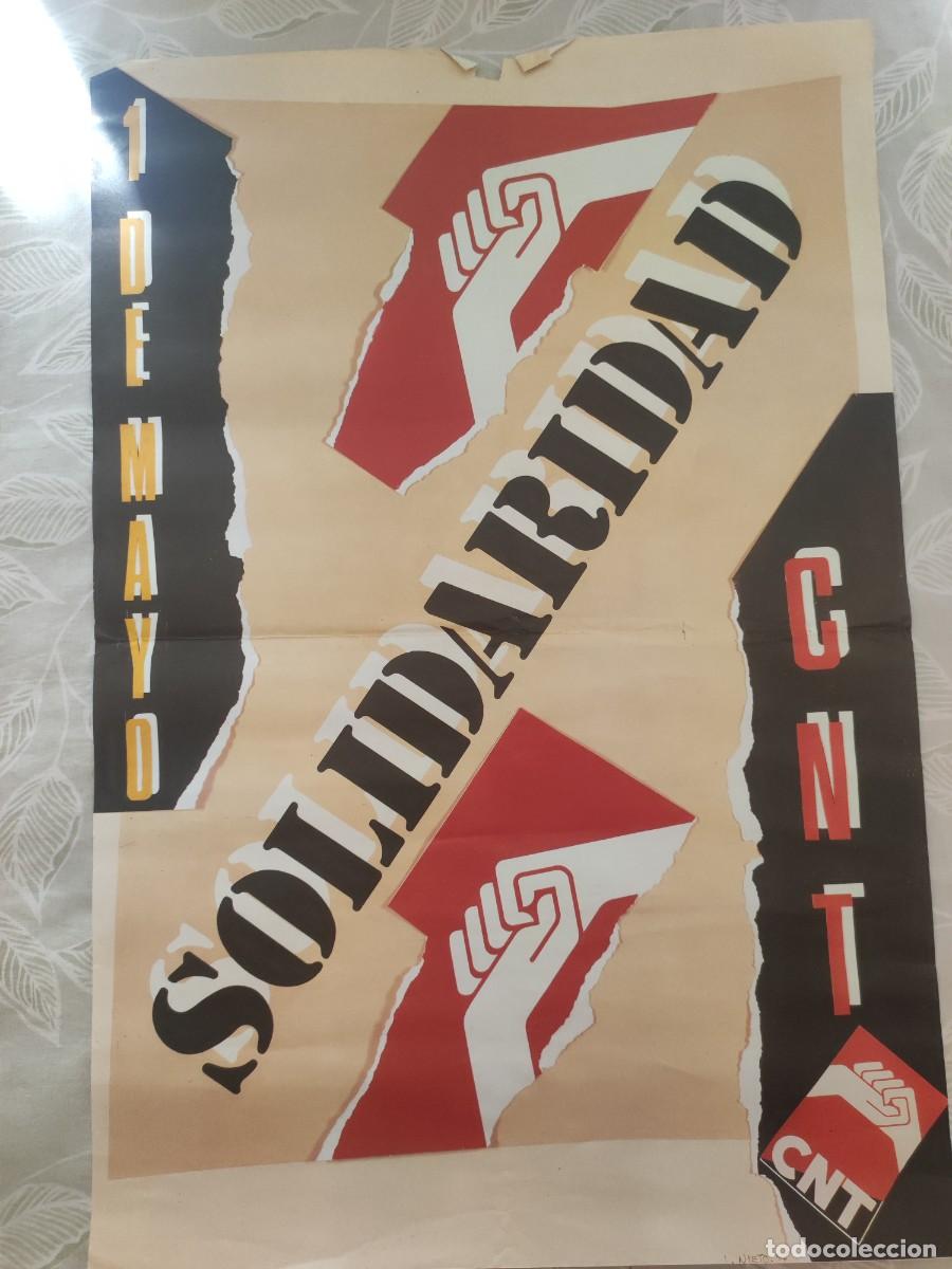 Carteles pol&iacute;ticos: Poster CNT Solidaridad - Foto 1