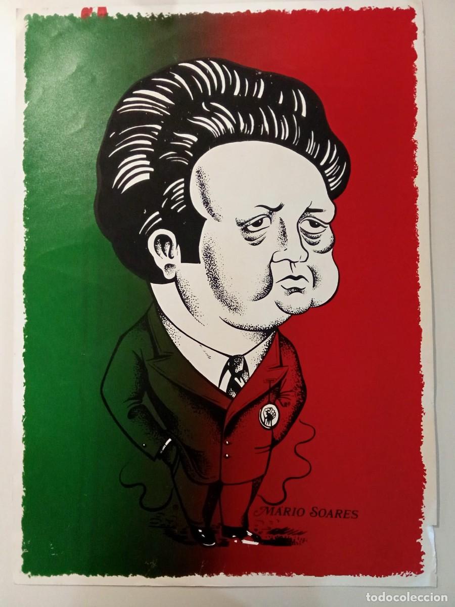 Carteles pol&iacute;ticos: CARTEL MARIO SOARES. - Foto 1