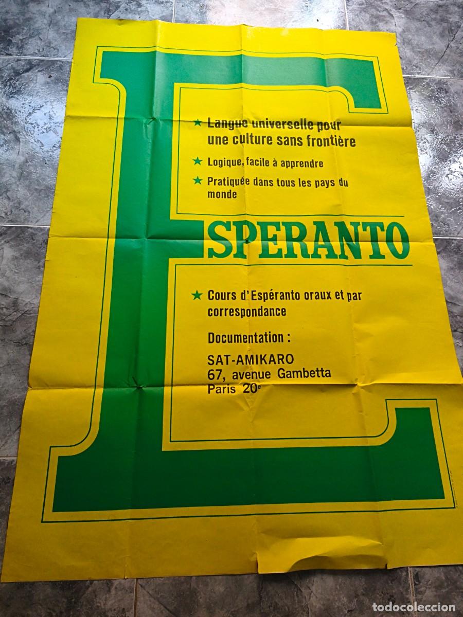 Carteles pol&iacute;ticos: Poster Curso de Esperanto - Foto 1
