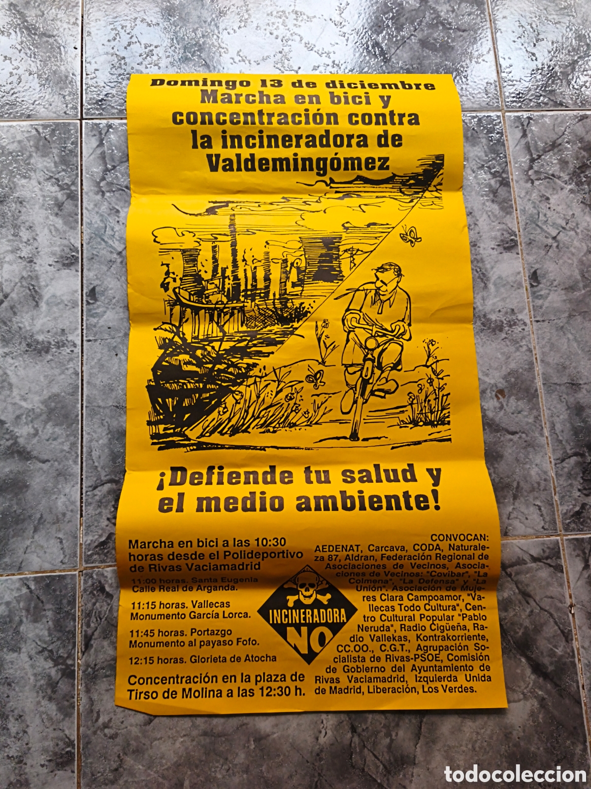 Carteles Pol&iacute;ticos: Poster Contra la incineradora Valdemingomez