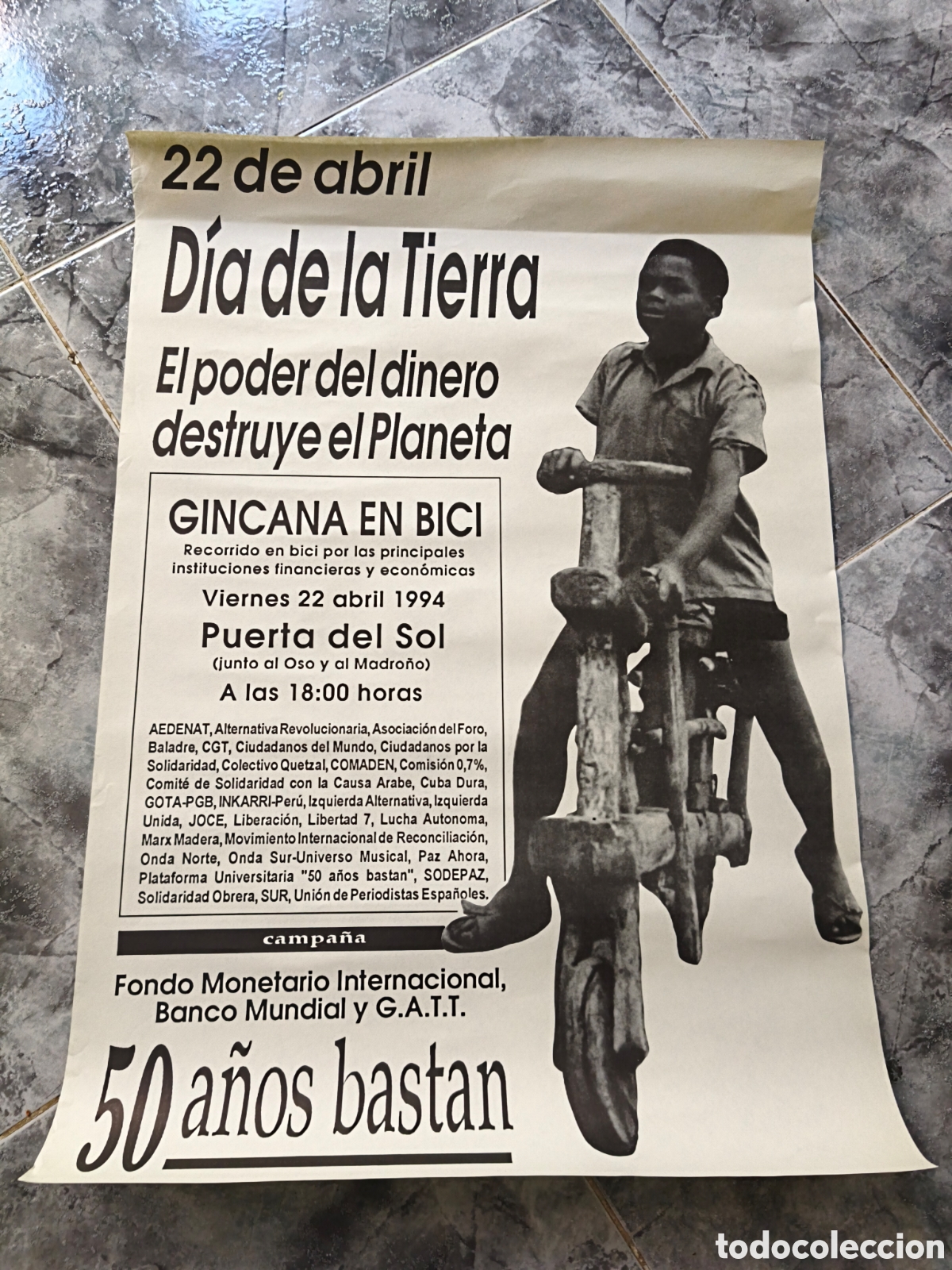 Affiches Politiques: Poster 22 de abril Dia de la tierra