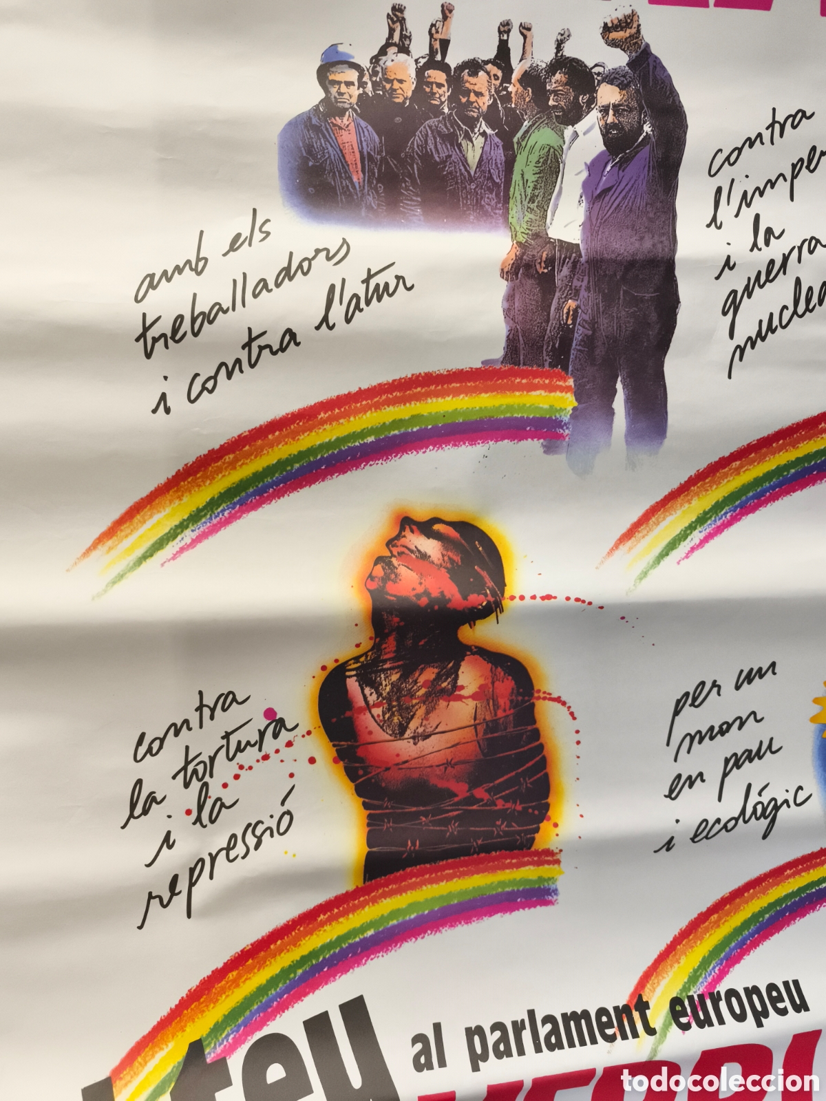 Carteles Pol&iacute;ticos: Cartel Euskadi lluita amb tu, Herri batasuna