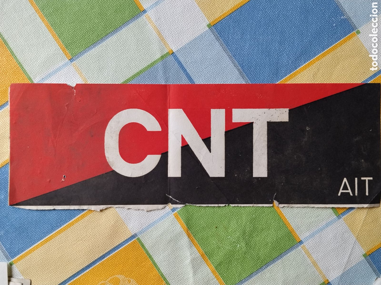 Carteles Pol&iacute;ticos: Cartel pol&iacute;tico transici&oacute;n CNT anarquista.libertario.1977.copel.fai.poum.anarco