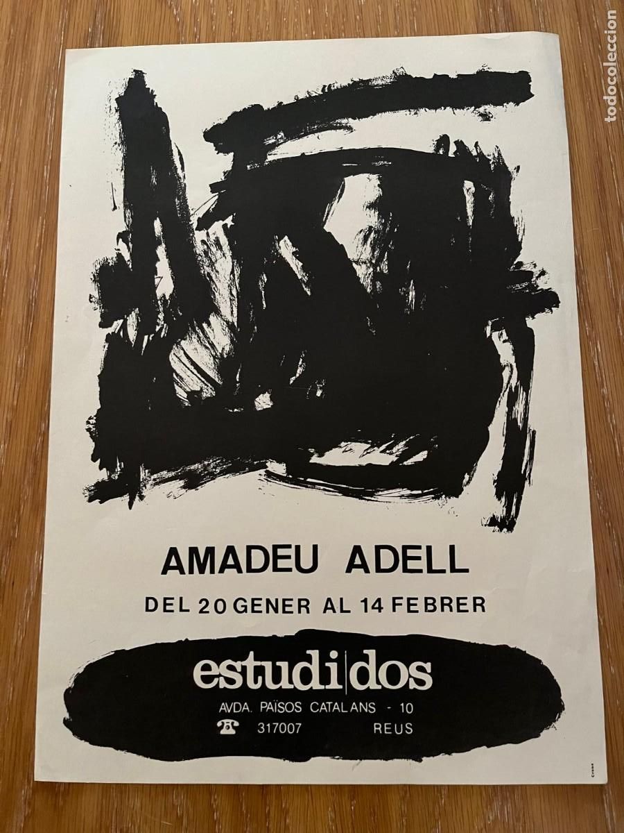 Carteles Pol&iacute;ticos: cartel 29x40 ctms. Amadeu Adell Estudi dos Reus