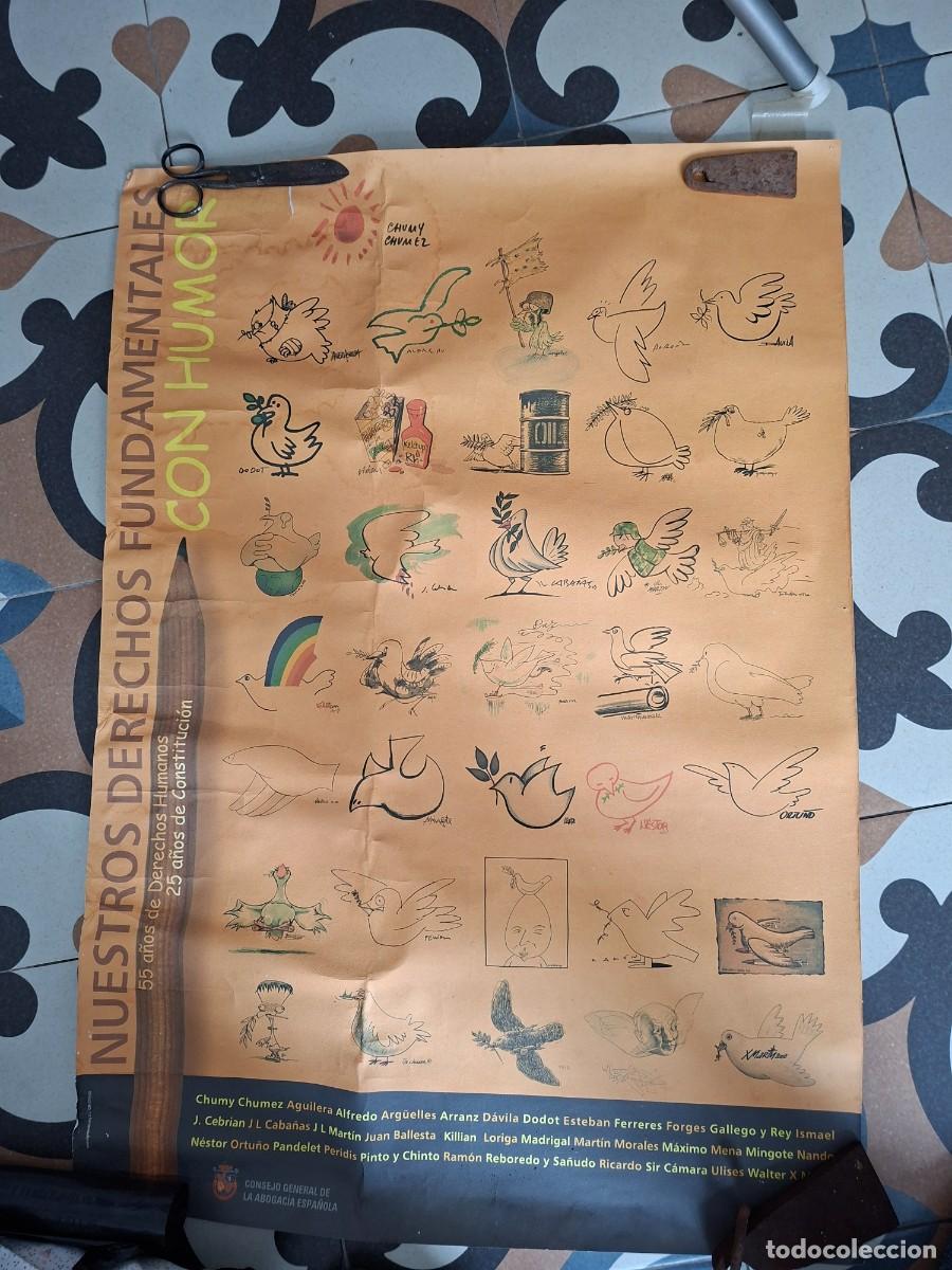 Carteles Pol&iacute;ticos: CARTEL GRAN FORMATO 55 A&Ntilde;OS DE DERECHOS HUMANOS NUESTROS DERECHOS FUNDAMENTALES
