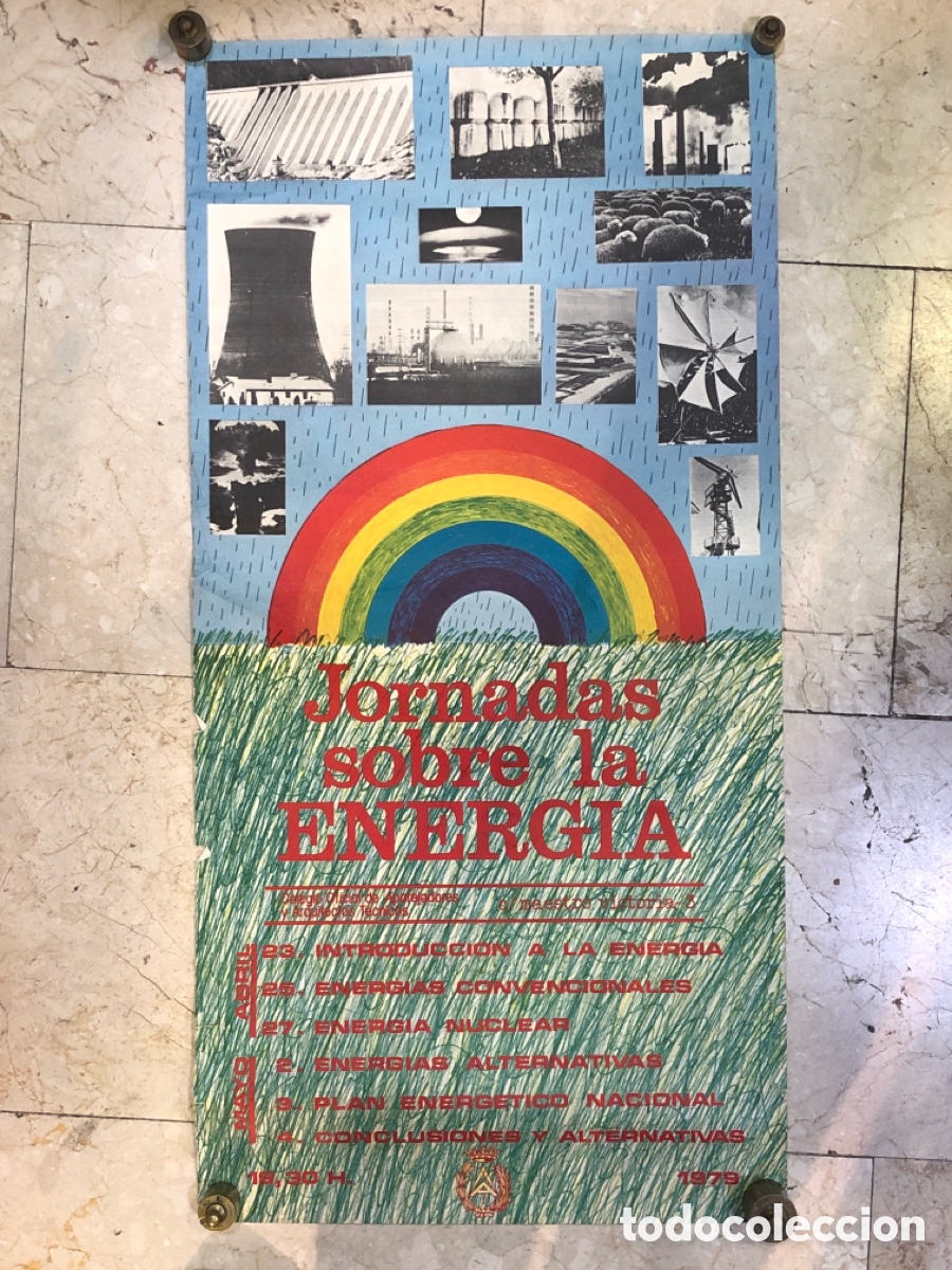Carteles Pol&iacute;ticos: P&oacute;ster - Jornadas sobre la energ&iacute;a